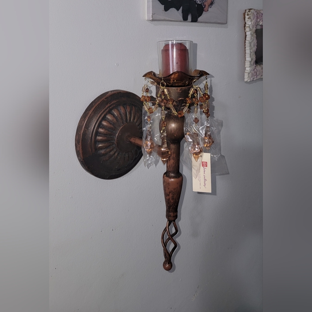 Vintage Francesca Sconce Metal